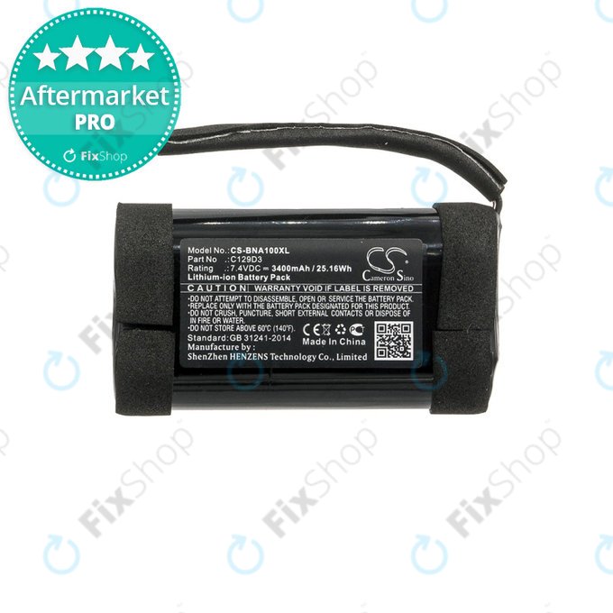 Batteria per Bang & Olufsen BeoPlay A1, C129D3, 3400mAh, HQ