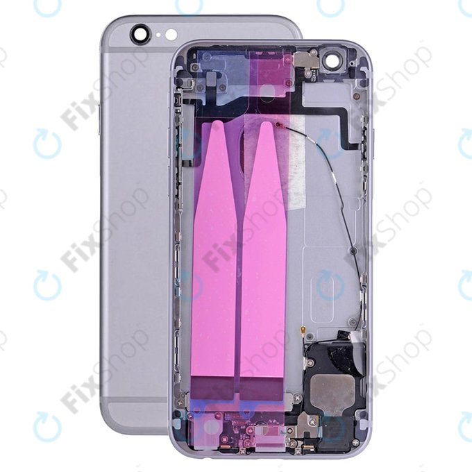 Scocca posteriore con piccoli componenti per iPhone 6S, Space Gray