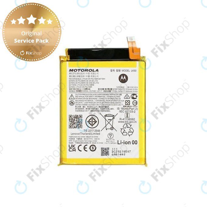 Batteria per Motorola Moto G60s XT2133, LK50, SB18C77773, SB18C77775, 5000mAh, Genuine Service Pack