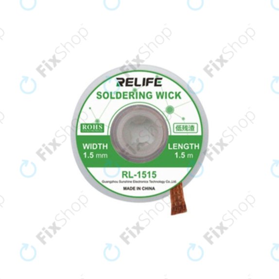 Treccia dissaldante potente 1,5 mm, Relife RL-1515