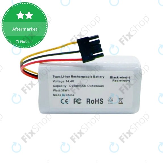 Batteria per Xiaomi Mi Robot Vacuum Mop 2 Lite, E10, N011-4S1P, Li-Ion, 2600mAh, 14.4V