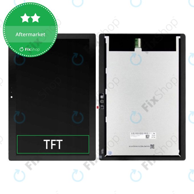 Schermo LCD per Lenovo Tab M10 TB-X605, TB-X605F, TB-X605M, Black, Vetro touch senza cornice