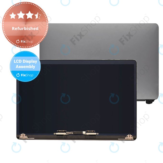 Schermo LCD per MacBook Pro 15" A1990 (2018 - 2019), Space Gray, Display, Vetro frontale, Scocca, Refurbished