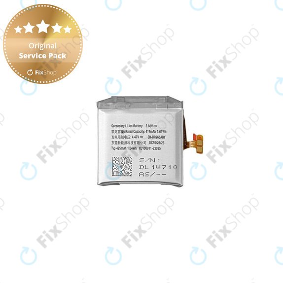 Batteria per Samsung Galaxy Watch 6 47mm Classic R960, R965, 425mAh, EB-BR965ABY, GH43-05162A, Genuine Service Pack