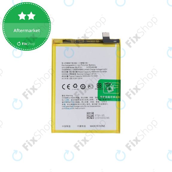 Batteria per Oppo A72, A73 4G CPH2099, BLP791, 4000mAh