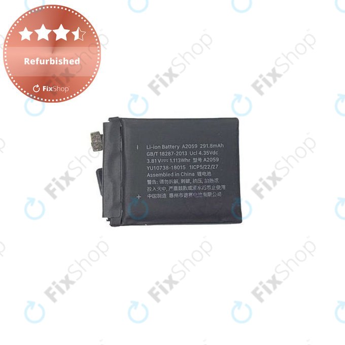 Batteria per Apple Watch 4 44mm, 292mAh, Refurbished