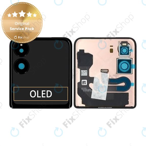 Schermo LCD per Xiaomi Mix Flip 2405CPX3DC, External, Vetro touch senza cornice, 560004000N800, Genuine Service Pack