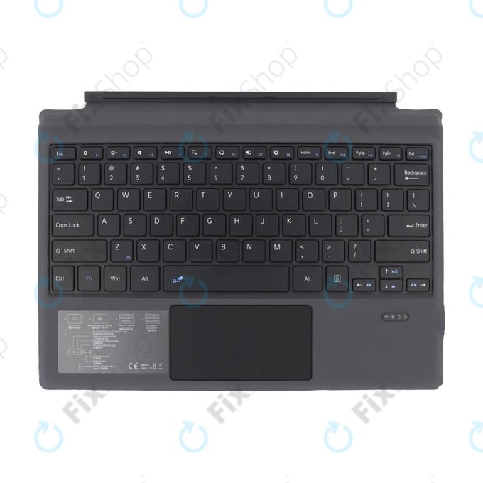 Tastiera US per Microsoft Surface Pro 3, 4, 5, Black
