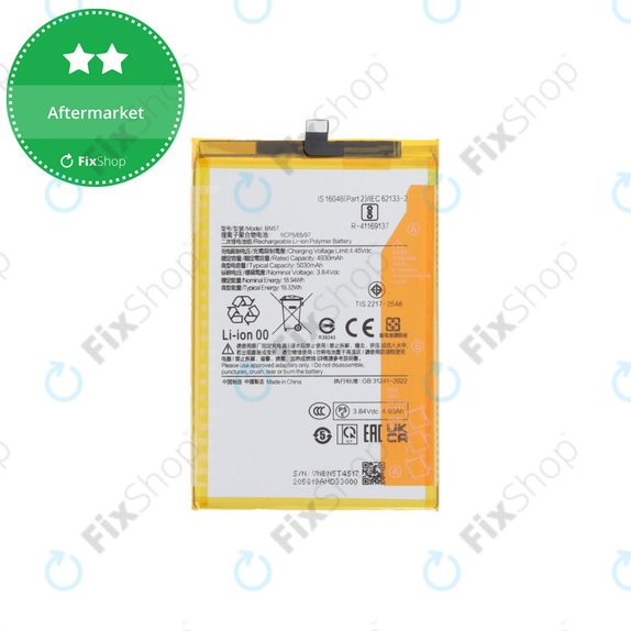 Batteria per Xiaomi Redmi 13 24049RN28L, 13 5G, Poco M6 4G, BN5T, 5030mAh