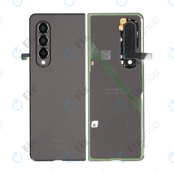 Cover batteria per Samsung Z Fold 3 F926B, Phantom Black, GH82-26312A, Genuine Service Pack