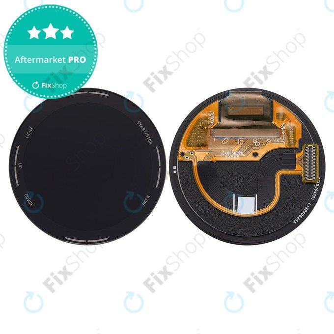 Schermo OLED + vetro touch senza telaio (Black) per Garmin Instinct 3 45mm