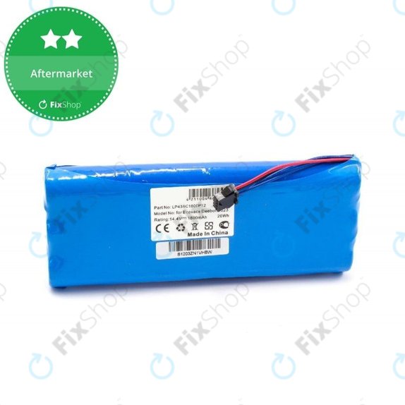 Batteria per Ecovacs Deebot D-seriess, LP43SC1800P12, Ni-MH, 1800mAh, 14.4V