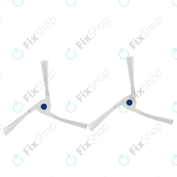 Spazzola laterale per Ecovacs Deebot serie X2, White, 2 pz