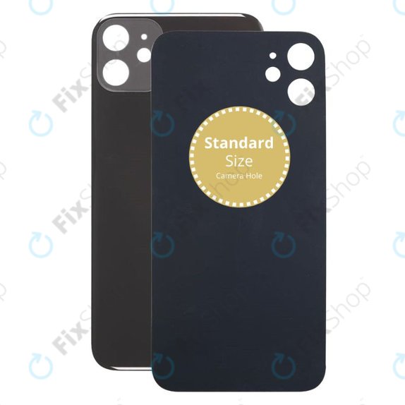 Vetro scocca posteriore per iPhone 11, Black