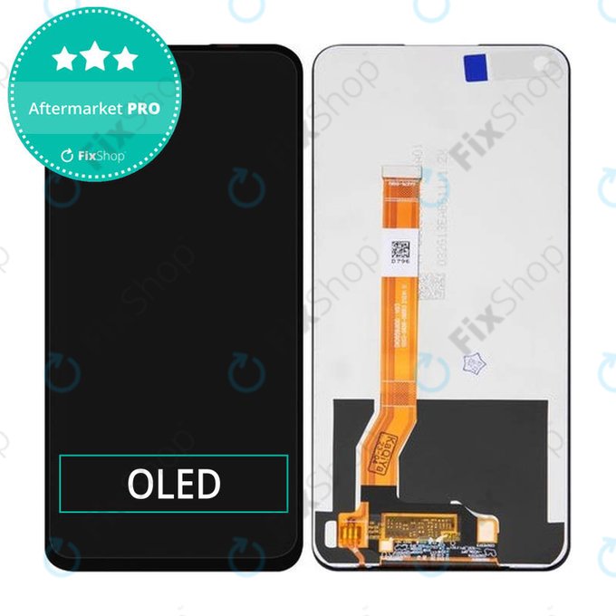 Schermo OLED per Realme 9, Vetro touch senza cornice
