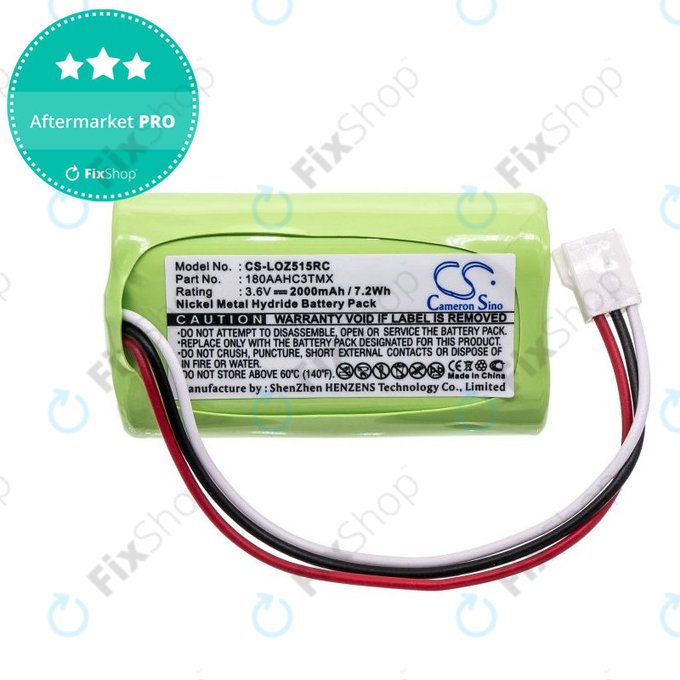 Batteria per Logitech Z515, S315i, S715i, 180AAHC3TMX, Ni-MH, 2000mAh, 3.6V, HQ