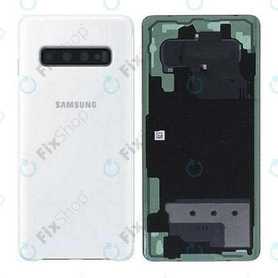 Cover batteria per Samsung S10 Plus G975F, Ceramic White, GH82-18867B, Genuine Service Pack