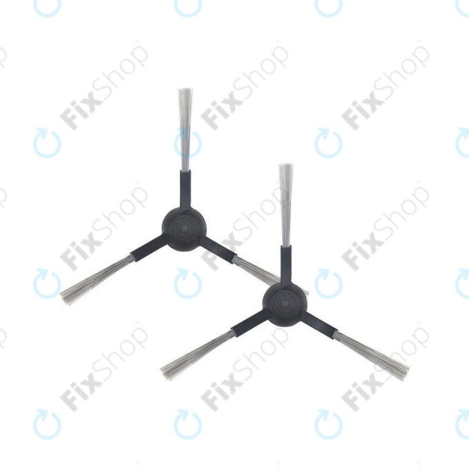 Spazzola laterale Black 2 pz per Xiaomi Viomi S9, Lydsto R1, Proscenic M7 Pro, M8 Pro