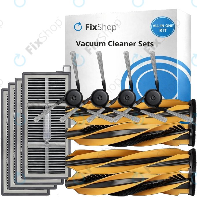 Set di ricambi per Mova Z60 Ultra Roller (2 paia di spazzole principali, 4x filtro, 4x spazzola laterale)