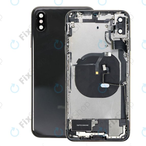 Scocca posteriore con piccoli componenti per iPhone XS Max, Space Gray
