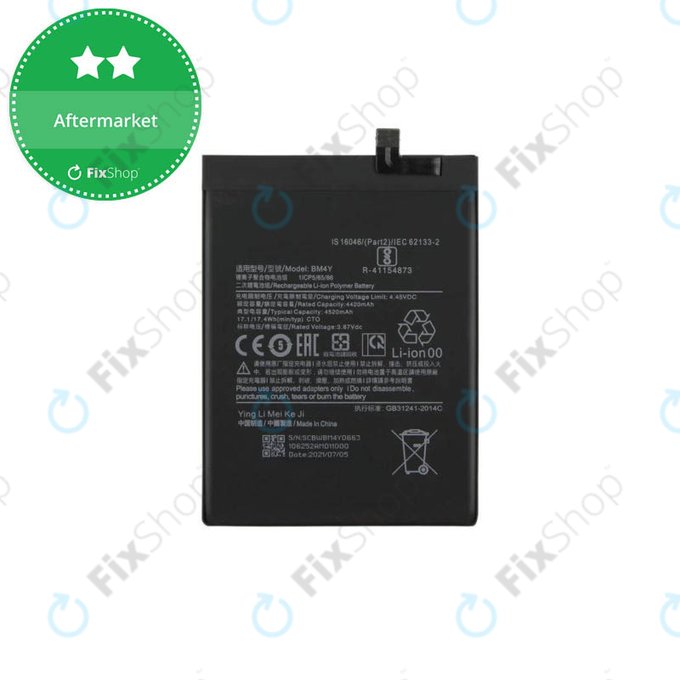 Batteria per Xiaomi Mi 11i, Poco F3, BM4Y, 4520mAh