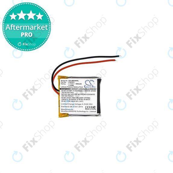 Batteria per JBL Synchros S400BT, Tune 500BT, 600BT, P062831, 600mAh, HQ