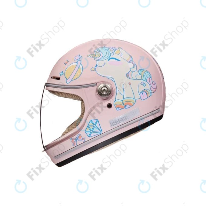 Casco da bambino per monopattino elettrico e bicicletta 46-52cm, Unicorn