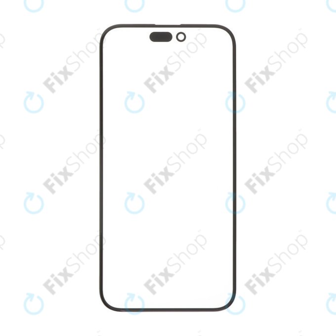 Vetro frontale con adesivo OCA per iPhone 16 Plus
