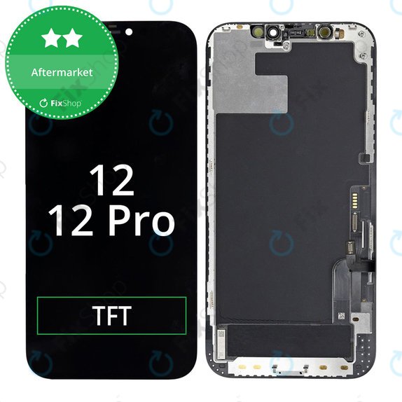 Schermo In-Cell HD+ per iPhone 12, 12 Pro, Vetro touch con cornice