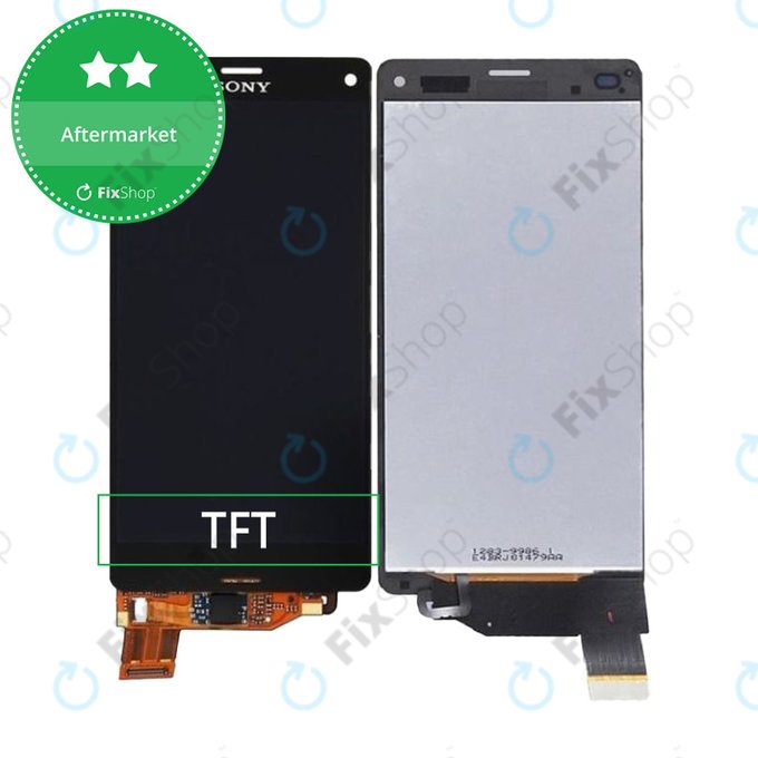 Schermo LCD per Sony Xperia Z3 Compact D5803, Black, Vetro touch senza cornice
