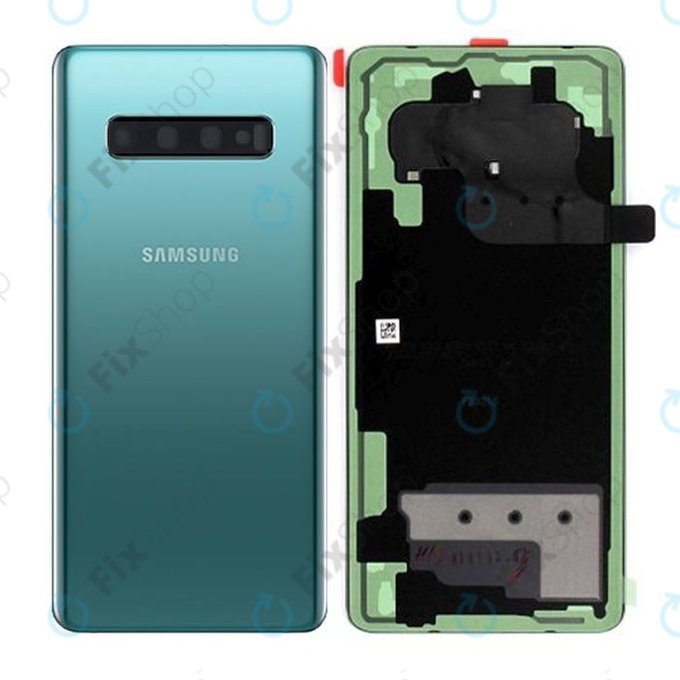 Cover batteria per Samsung S10 Plus G975F, Prism Green, GH82-18406E, Genuine Service Pack