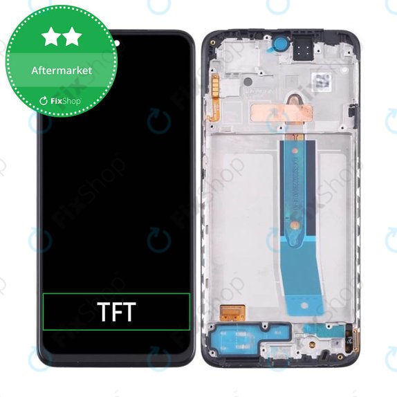 Schermo per Xiaomi Redmi Note 11, 11S, Poco M4 Pro 4G, Graphite Grey, Vetro touch con cornice