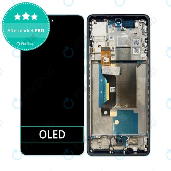Schermo OLED per Motorola Edge 60 Fusion, Amazonite, Vetro touch con cornice