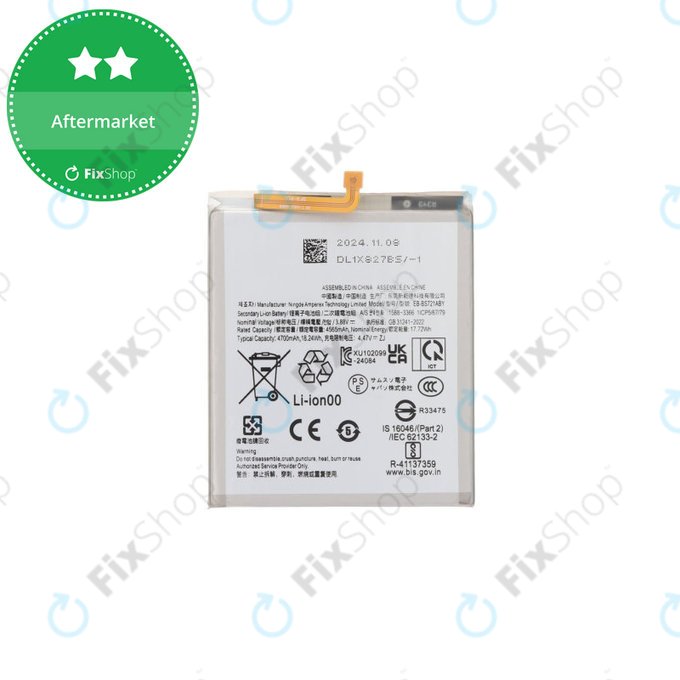Batteria per Samsung S24 FE S721B, EB-BS721ABE, 4700mAh