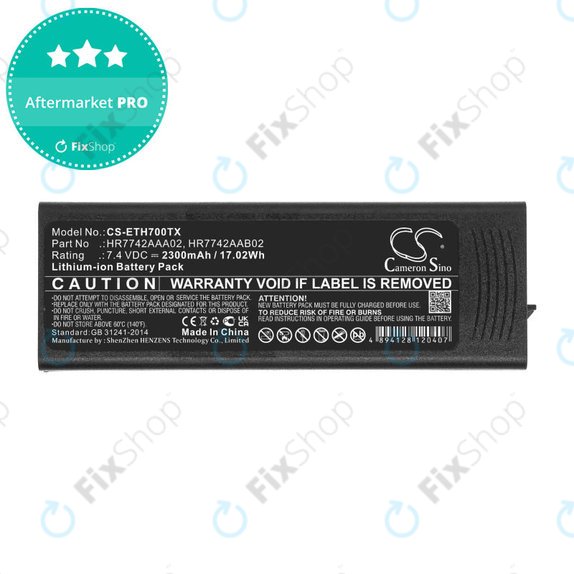 Batteria per EADS P3G, TPH700, HR7742AAA02, Li-Ion, 2300mAh, 7.4V, HQ