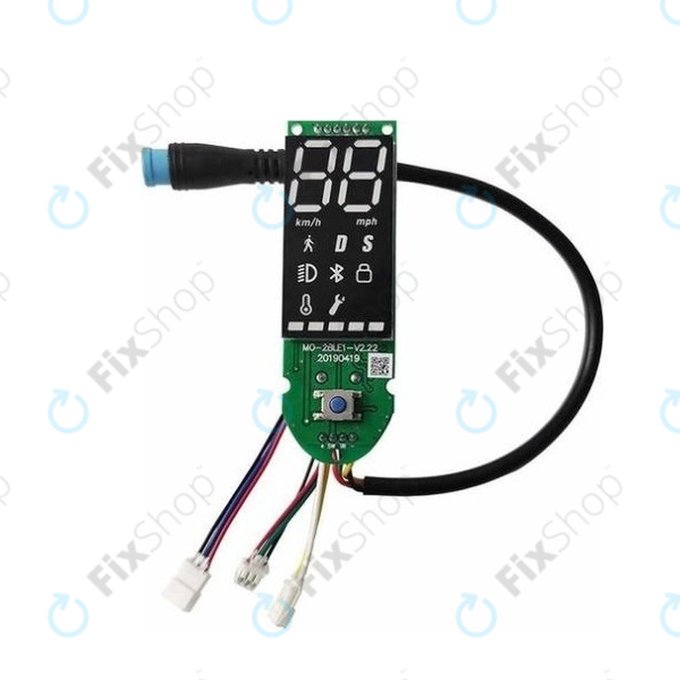 Dashboard con LCD per Xiaomi Mi Electric Scooter 1S, Essential, Pro 2, Mi 3, C002550016100, C002790006400 Genuine Service Pack