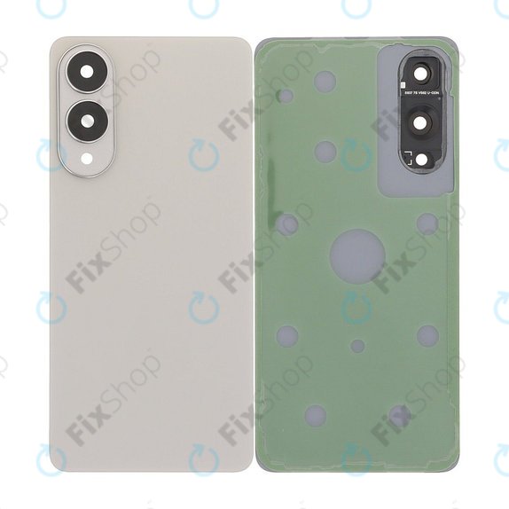 Gruppo cover batteria per Samsung S25 Edge, Titanium Silver