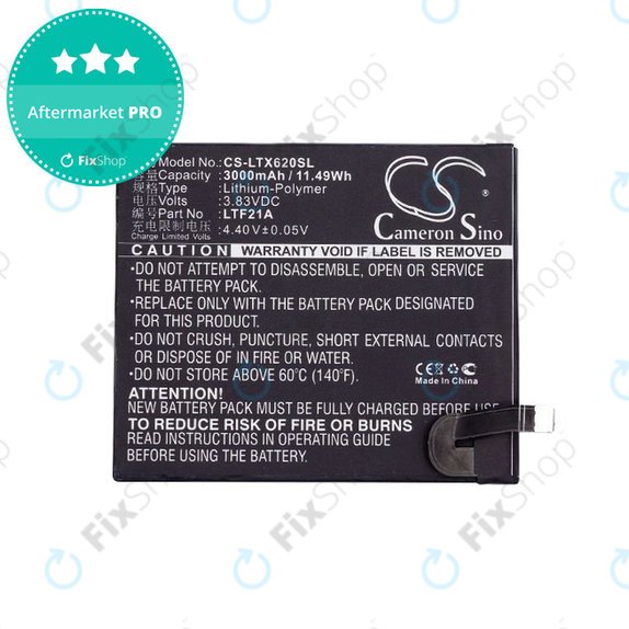 Batteria per LeEco Le 2, LeTV X-series, LTF21A, Li-Pol, 3.83V, 3000mAh, HQ