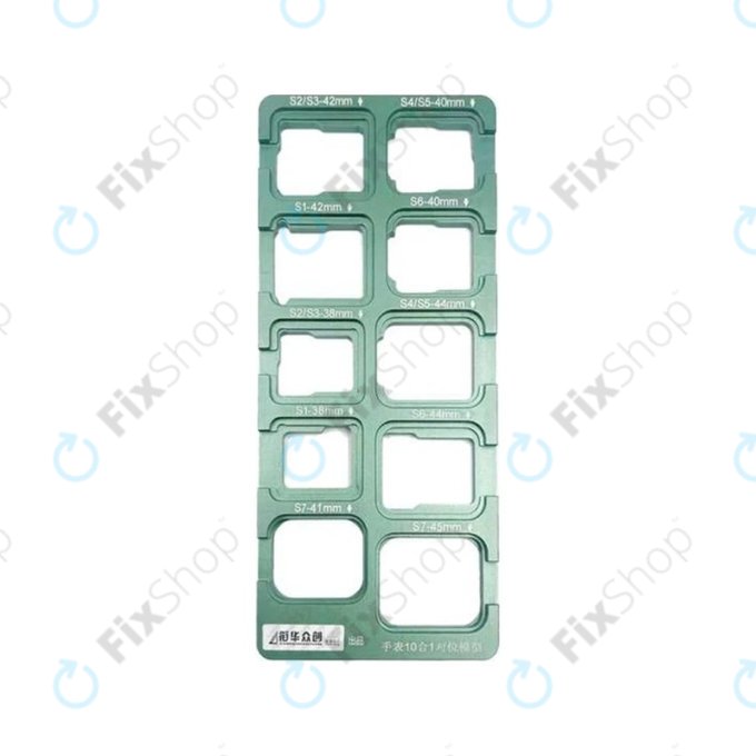 Set di stampi di allineamento per laminazione 10in1 per Apple Watch S1-S8, XHZC