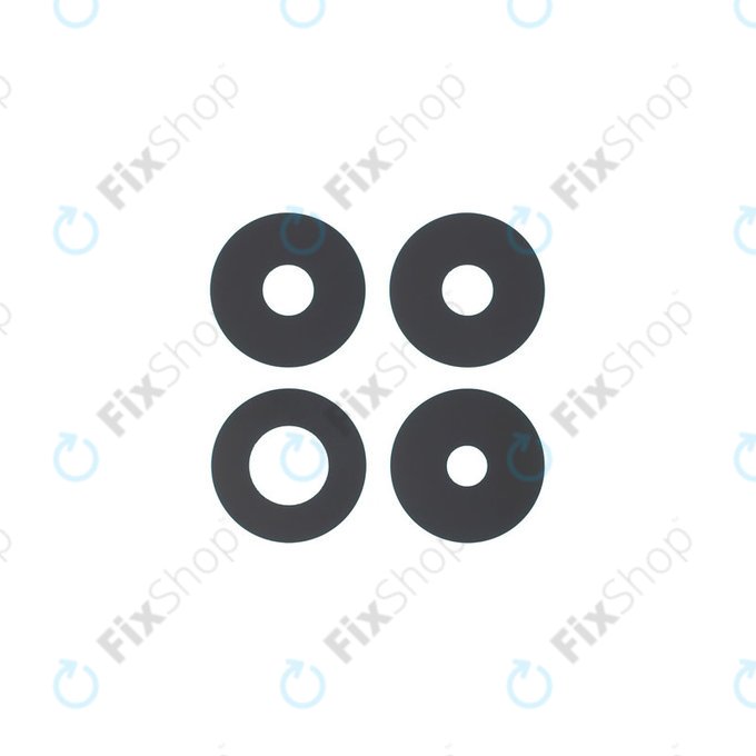 Vetro fotocamera posteriore per Xiaomi Redmi Note 14 Pro 4G 24116RACCG, Black