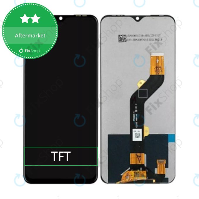 Schermo LCD per Infinix Hot 30i, Vetro touch senza cornice