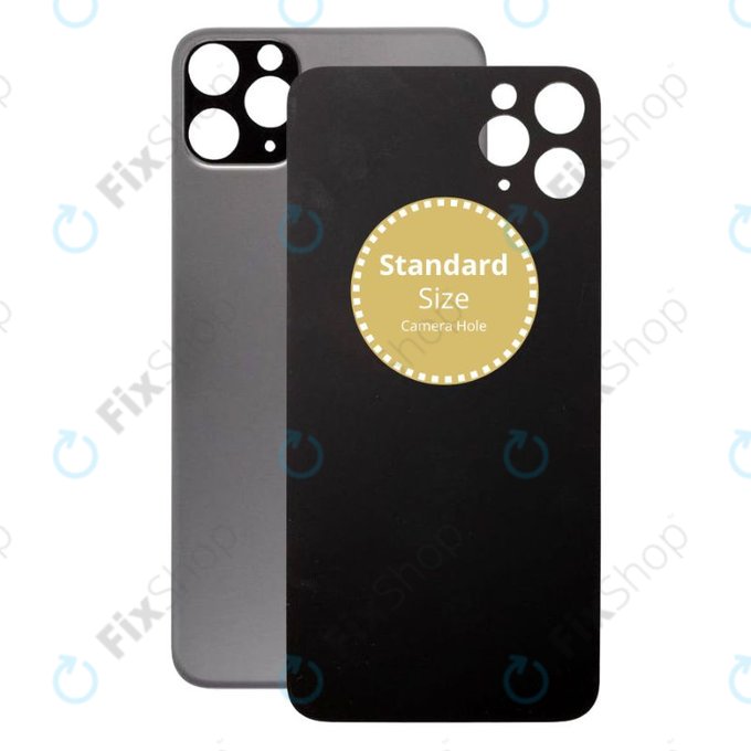 Vetro scocca posteriore per iPhone 11 Pro, Space Gray