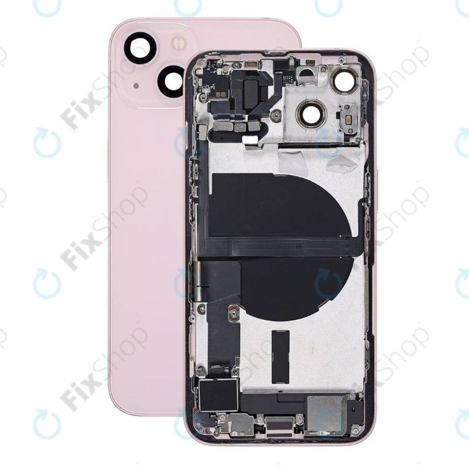 Scocca posteriore con piccoli componenti per iPhone 13, Pink