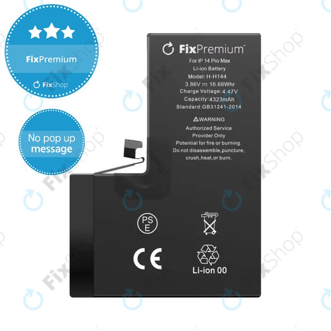 Batteria per iPhone 14 Pro Max, 4323mAh, DIAGNOSTIC