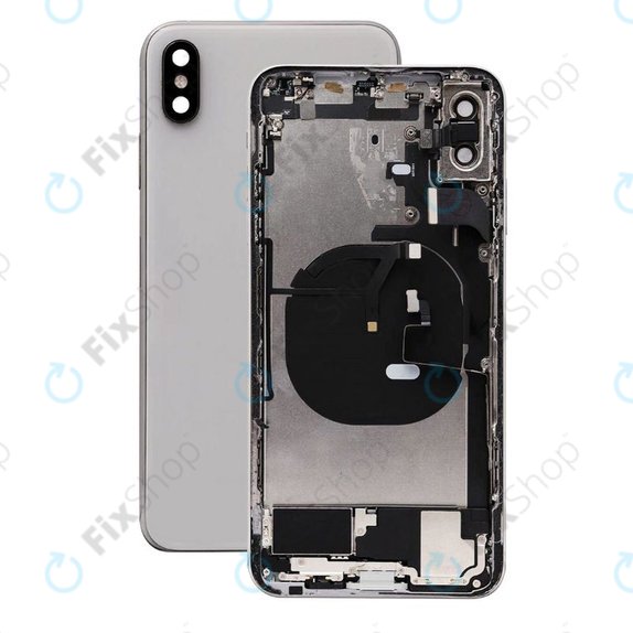 Scocca posteriore con piccoli componenti per iPhone XS Max, Silver