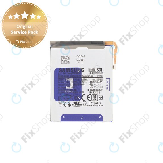 Batteria per Samsung Z Flip 6 F741B, inferiore, EB-BF742ABE, GH82-35024A, Genuine Service Pack