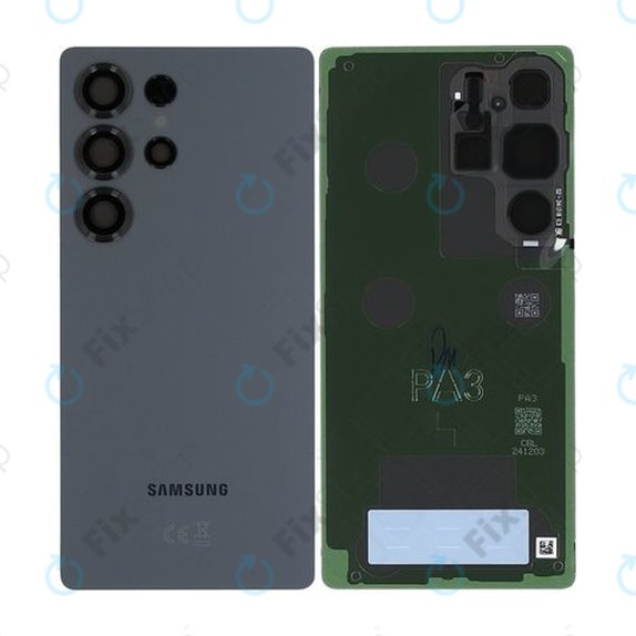 Cover batteria per Samsung S25 Ultra, Titanium Jet Black, GH82-36353G, Genuine Service Pack