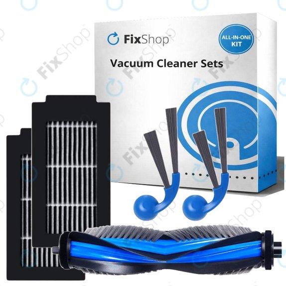 Set di ricambi per Ecovacs Deebot T30C Omni (1x spazzola principale, 2x filtro, 2x spazzola laterale)