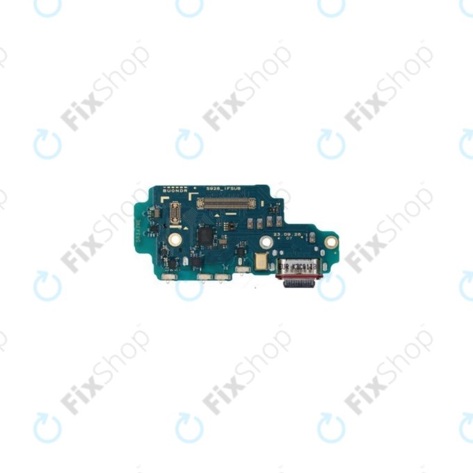 Scheda PCB connettore di ricarica per Samsung S24 Ultra S928B, GH96-16497A, Genuine Service Pack