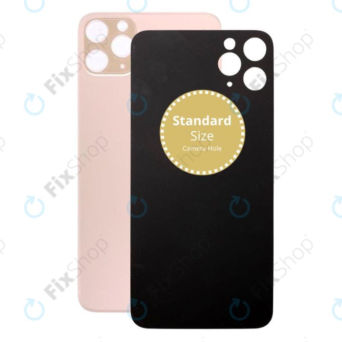 Vetro scocca posteriore per iPhone 11 Pro, Gold
